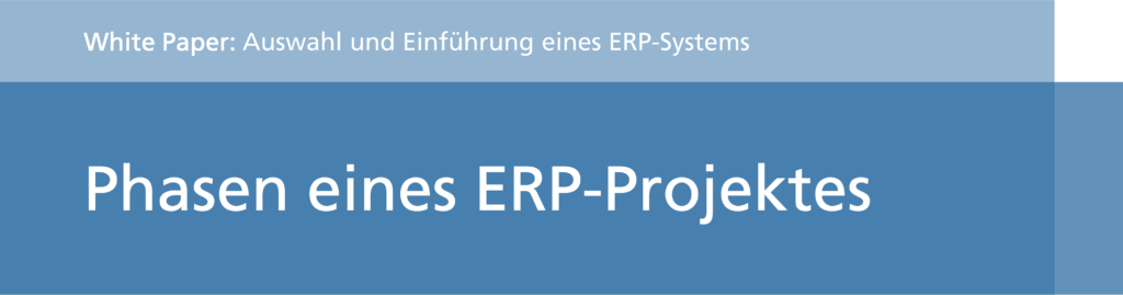 Phasen eines ERP Projektes (Titel)